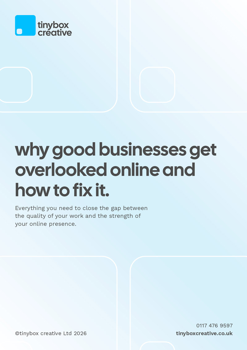 Front cover of website clarity guide