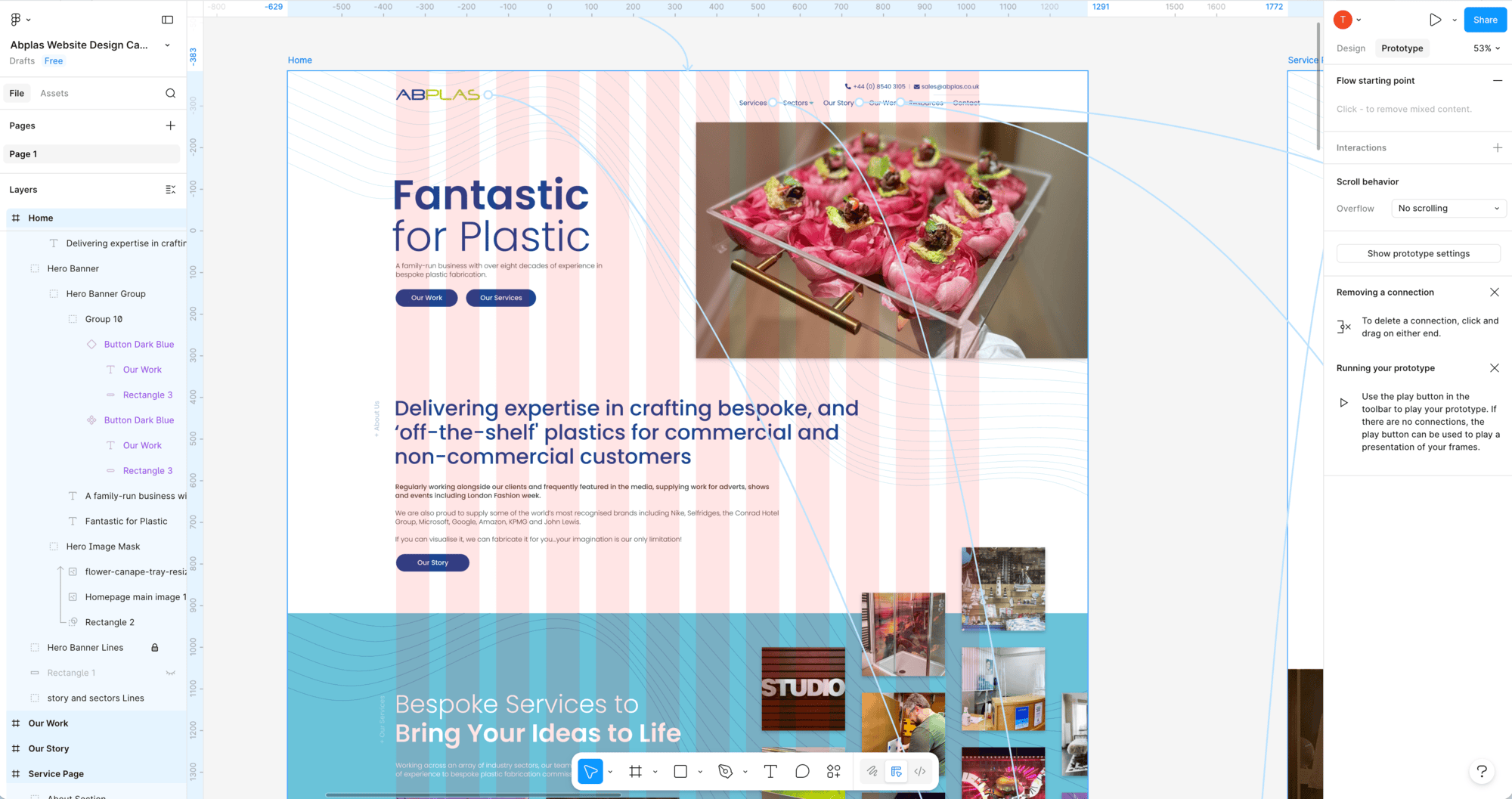 Abplas Home Page Figma Design